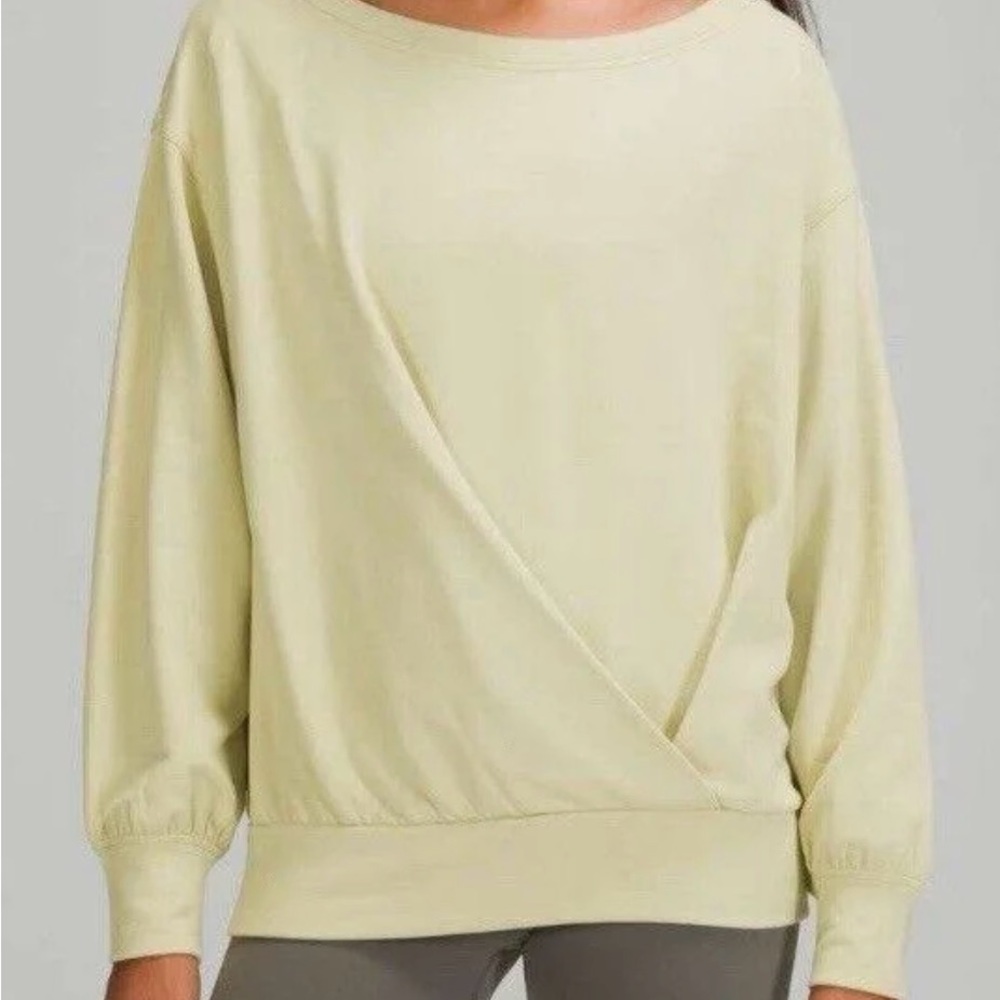 Lululemon modal fleece pullover sweatshirt & Lululemon tote bag! NWT